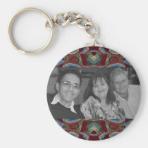 photoframe azul marrom extravagante chaveiros
