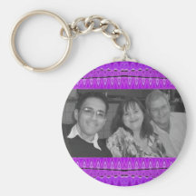 photoframe roxo brilhante chaveiro