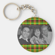 photoframe verde da xadrez chaveiros