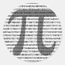 Pi pelos números adesivos redondos