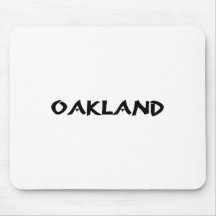 Pia batismal dos grafites de Oakland Mouse Pad