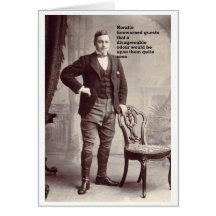 Piada contemporânea da imagem do Victorian Cartões