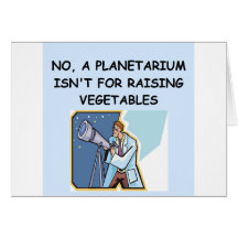 Piada do planetário da ASTRONOMIA Cartão