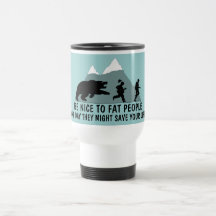 Piada gorda engraçada caneca