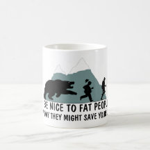Piada gorda engraçada caneca
