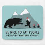Piada gorda engraçada mouse pad