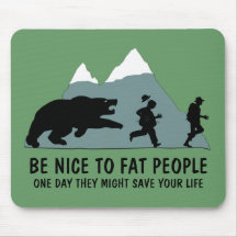 Piada gorda engraçada mousepad