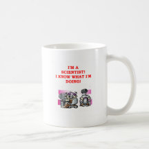 piada louca do cientista caneca
