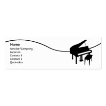 Piano Modelos Cartao De Visita
