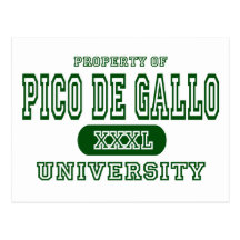 Pico de Gallo Universidade Cartão Postal