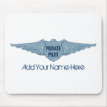 Piloto privado Blue Wings Mouse Pads