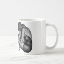 Pin acima do design da mulher! caneca