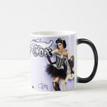Pin-acima menina Cox empoeirado por Chadin" Caneca