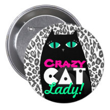 "Pin do botão de impressão do leopardo da senhora  Pins