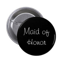Pin preto da madrinha de casamento botons