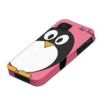 Pinguim bonito dos desenhos animados - iPhone 4 4s