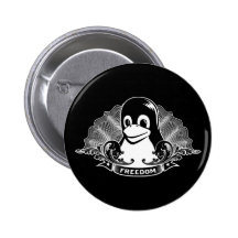 Pinguim de Tux - (Linux, Open Source, Copyleft, FS Pins