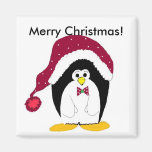 Pinguim do Feliz Natal - ímã Imã De Geladeira