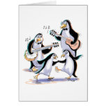 pinguins de balanço cartões