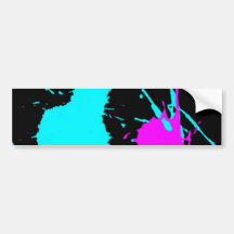 Pinte a luz de Splat- - azul/luz - roxo Adesivos