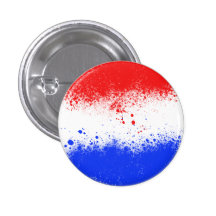 Pinte o botão holandês da bandeira do Splatter Botons
