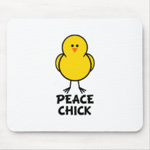 Pintinho da paz mousepads