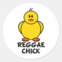 Pintinho da reggae adesivo