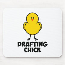 Pintinho de esboço mouse pad