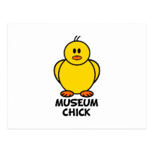 Pintinho do museu cartao postal
