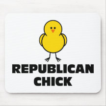 Pintinho republicano mouse pads