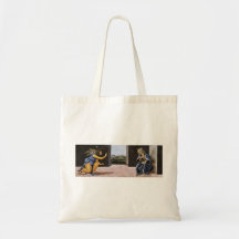 Pintura do renascimento de Botticelli Bolsa De Lona
