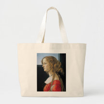 Pintura do renascimento de Botticelli Bolsa Para Compras