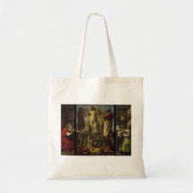 Pintura do renascimento de Botticelli Bolsas Para Compras