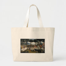 Pintura do renascimento de Botticelli Bolsas Para Compras