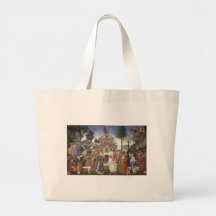 Pintura do renascimento de Botticelli Bolsas Para Compras