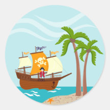 Pirata de sete mares! adesivos