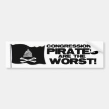 Piratas do congresso adesivos