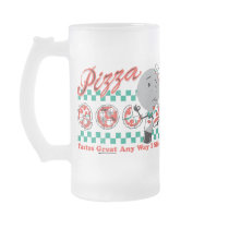 Pizza toda a maneira eu corto-á caneca retro (CUST canegas