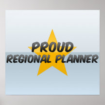 Planejador regional orgulhoso impressão
