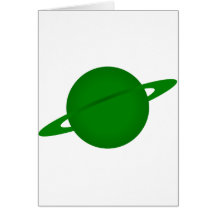 Planeta verde cartao