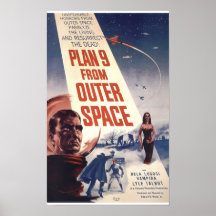 Plano 9 do espaço poster