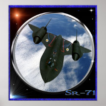Plano de espião Sr-71 militar Impressão
