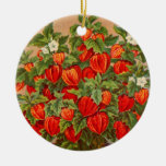 Planta de lanterna chinesa enfeites para arvores de natal