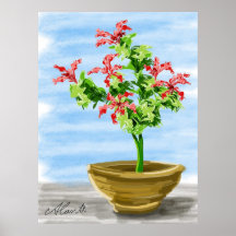 Planta Potted Poster