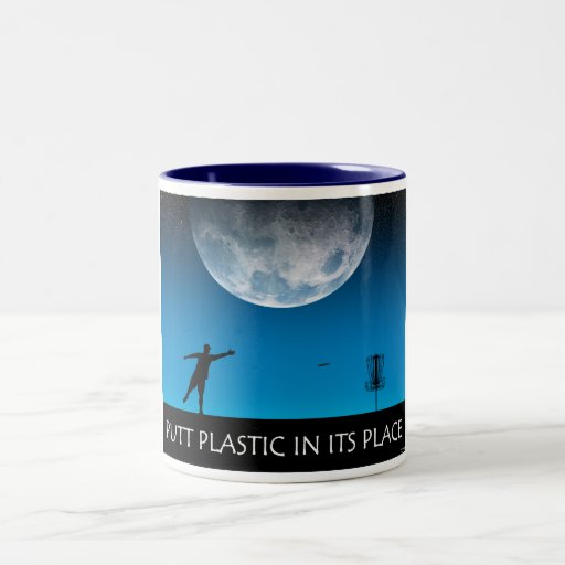 Plástico da tacada leve em seu lugar caneca
