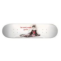 Plataforma da gueixa skates personalizados