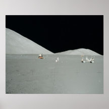 Plataforma de aterragem de Apollo 17 Posters