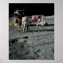 Plataforma de aterragem de Apollo 17 Poster