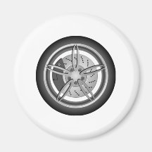 Pneu de carro imãs