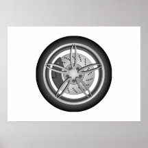 Pneu de carro posters